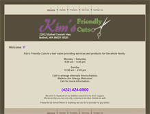 Tablet Screenshot of kimsfriendlycuts.com